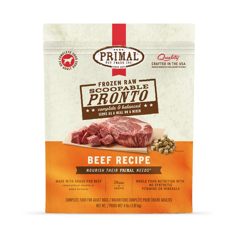Primal Frozen Raw Scoopable Pronto