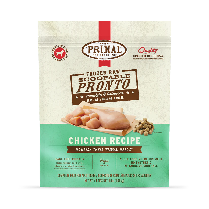Primal Frozen Raw Scoopable Pronto