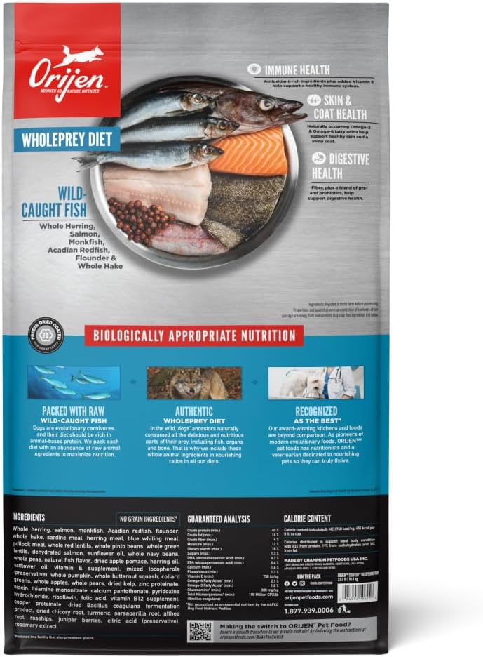 Orijen Six Fish Recipe Dog Food