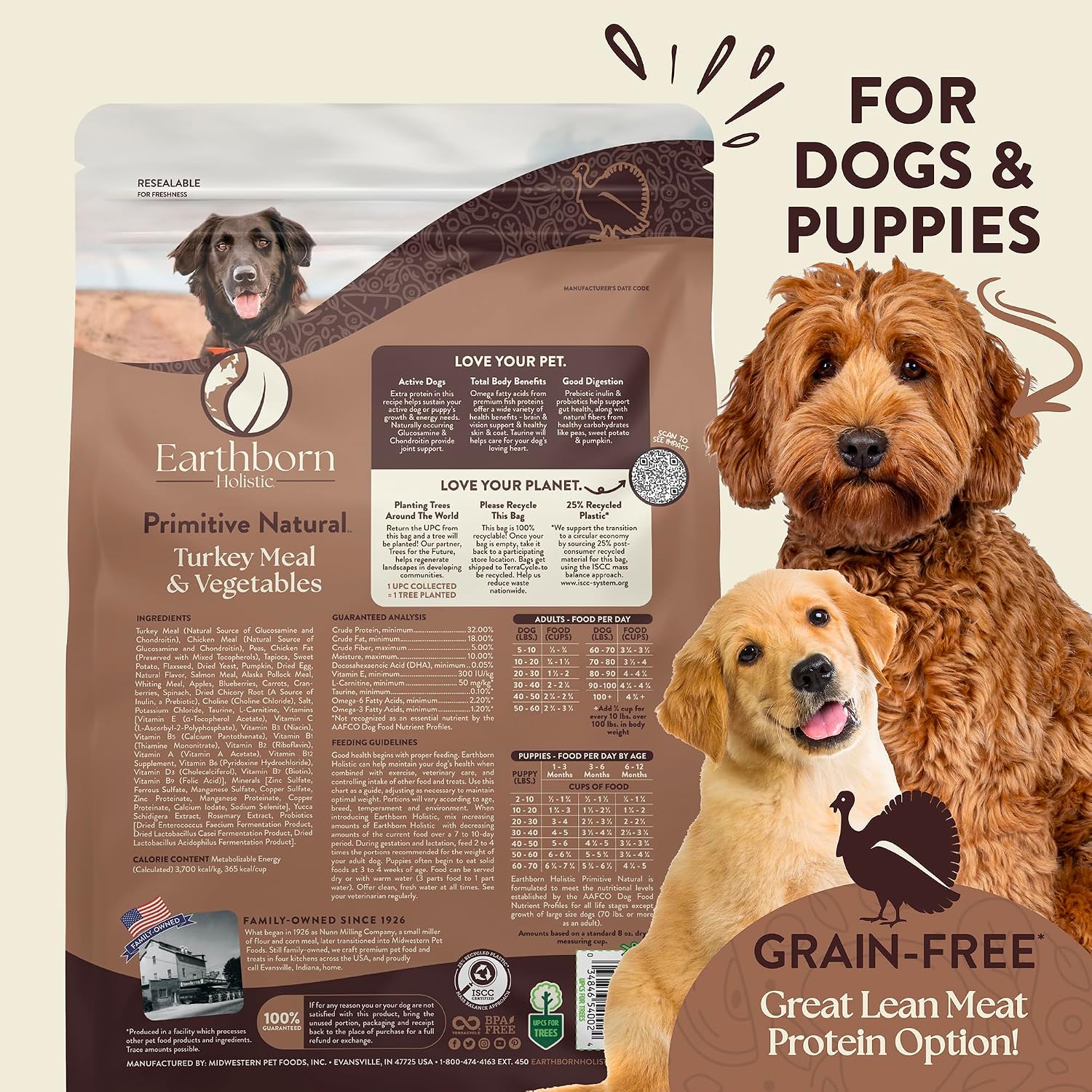 Earthborn Holistic Primitive Natural Grain-Free Dry Dog Food