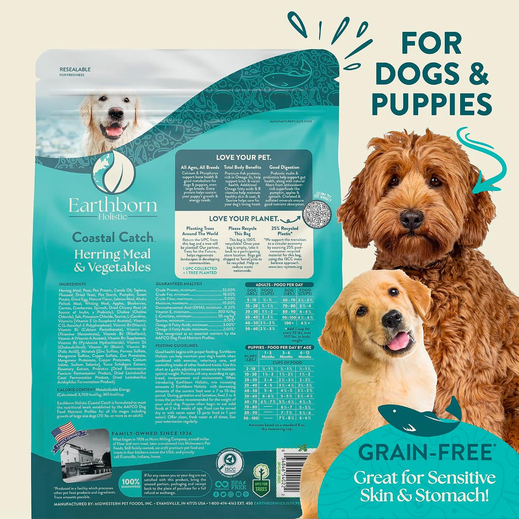 Earthborn Holistic Coastal Catch Grain-Free Dry Dog Food