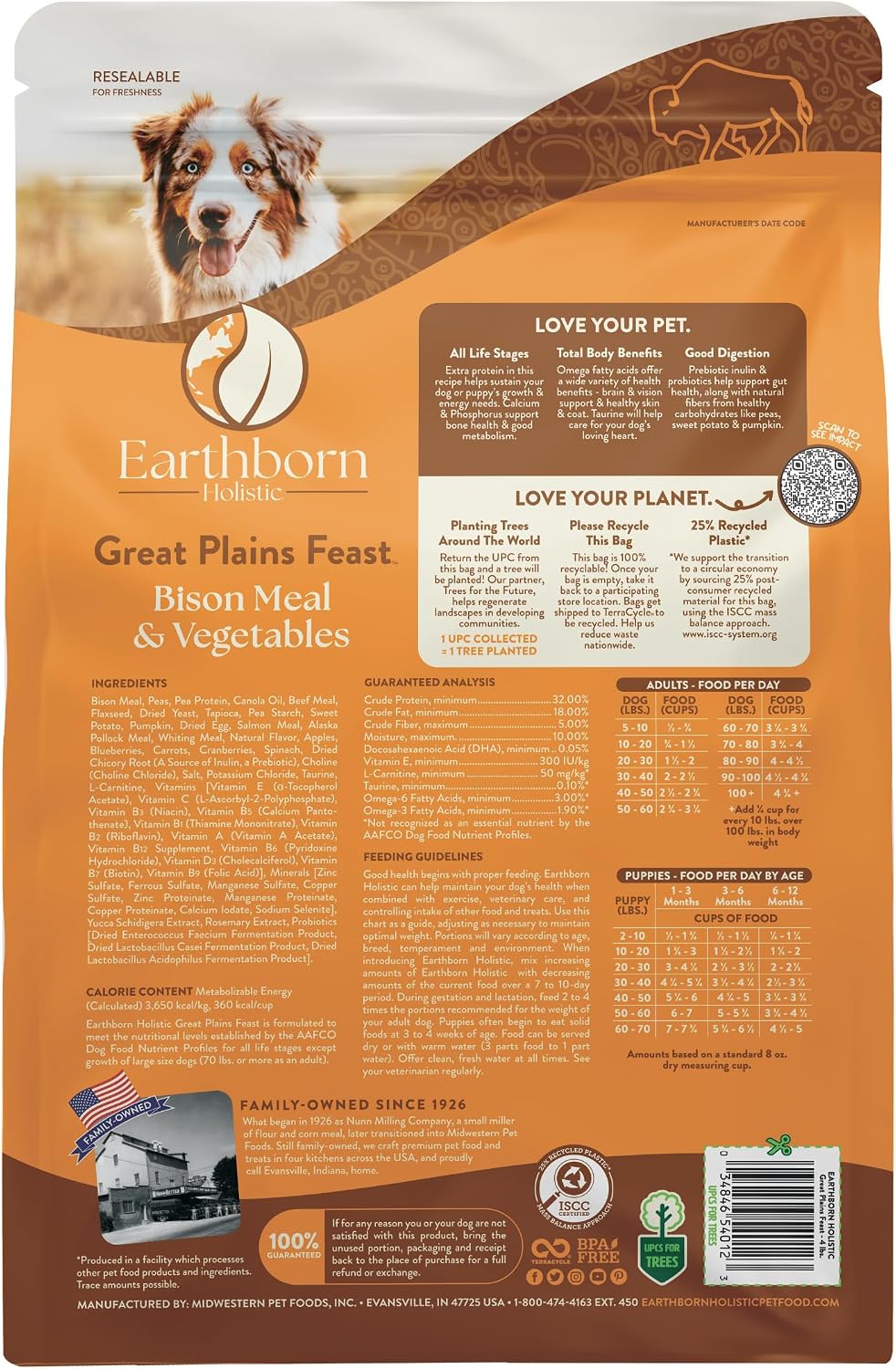 Earthborn Holistic Great Plains Feast Grain-Free Dry Dog Food