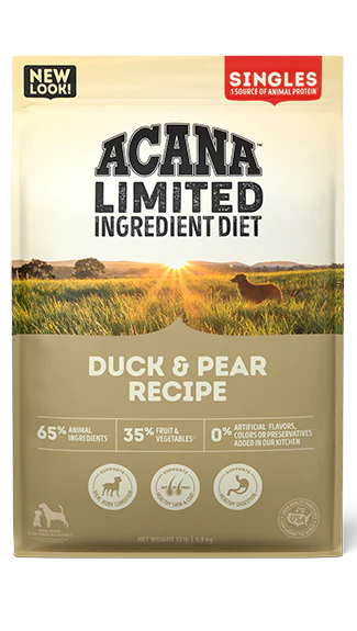Acana Limited Ingredient Diet Duck & Pear Recipe Dry Dog Food