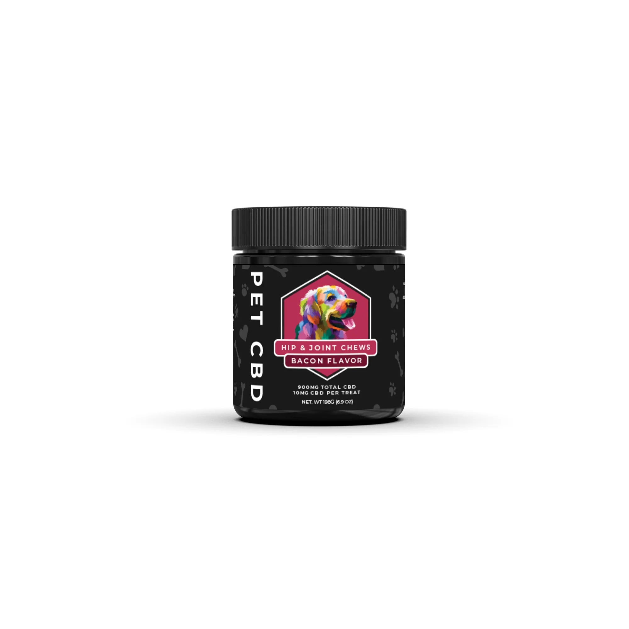 Pet CBD Hip & Joint Chews – Bacon Flavor
