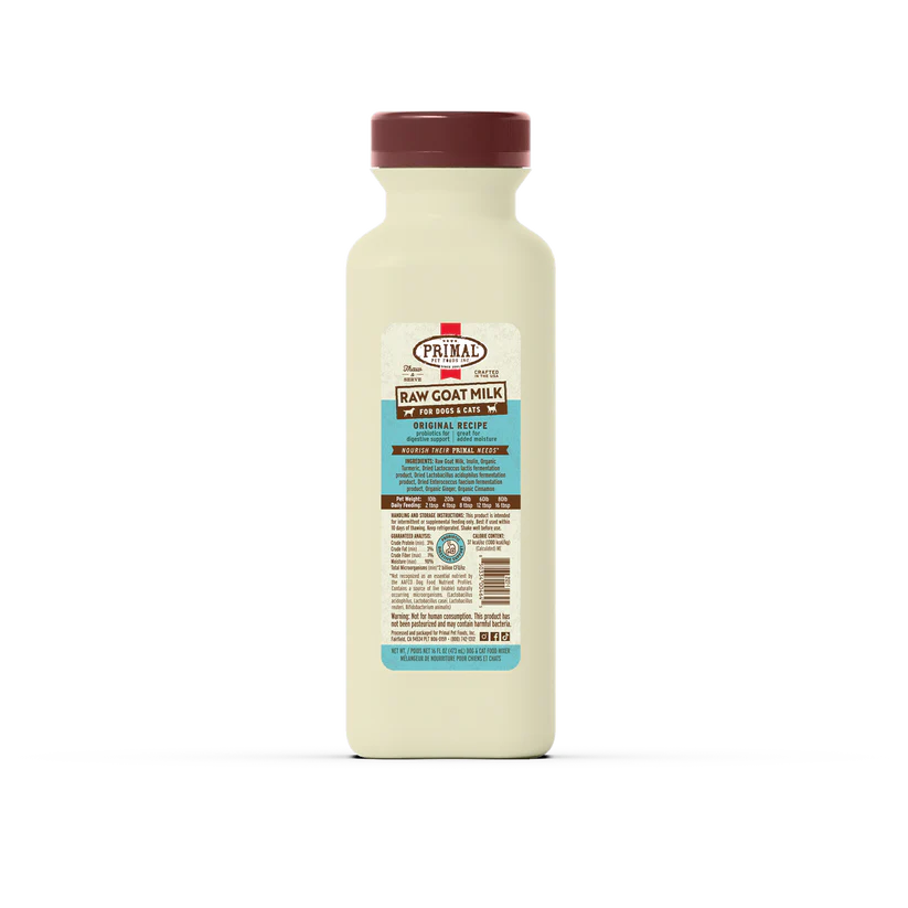 Primal Raw Goat Milk Original Recipe 16 oz
