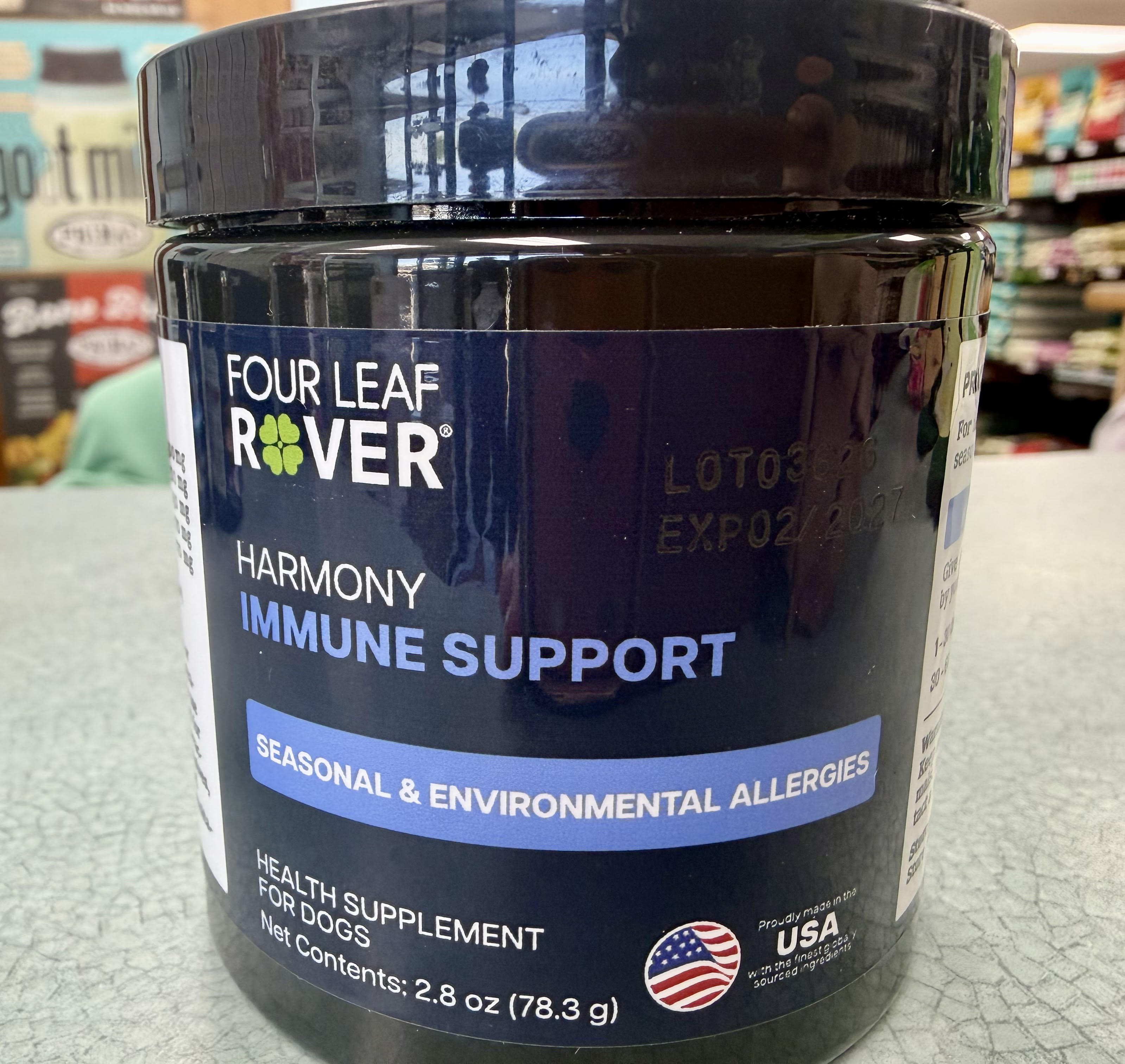 Four Leaf Rover Harmony Immune Support for Dogs, 2.8 oz