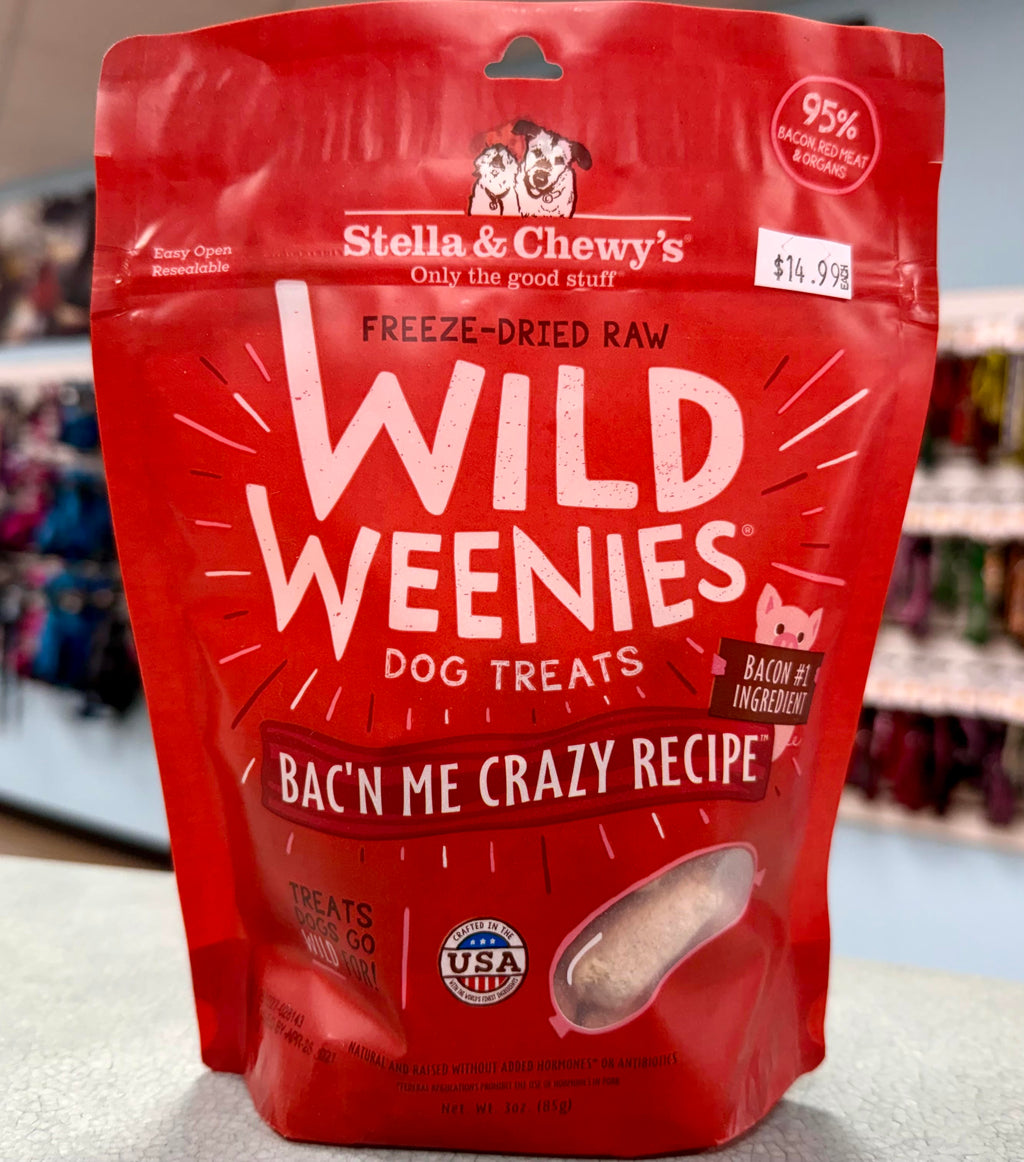 Stella & Chewy's Wild Weenies Freeze-Dried Raw Dog Treats