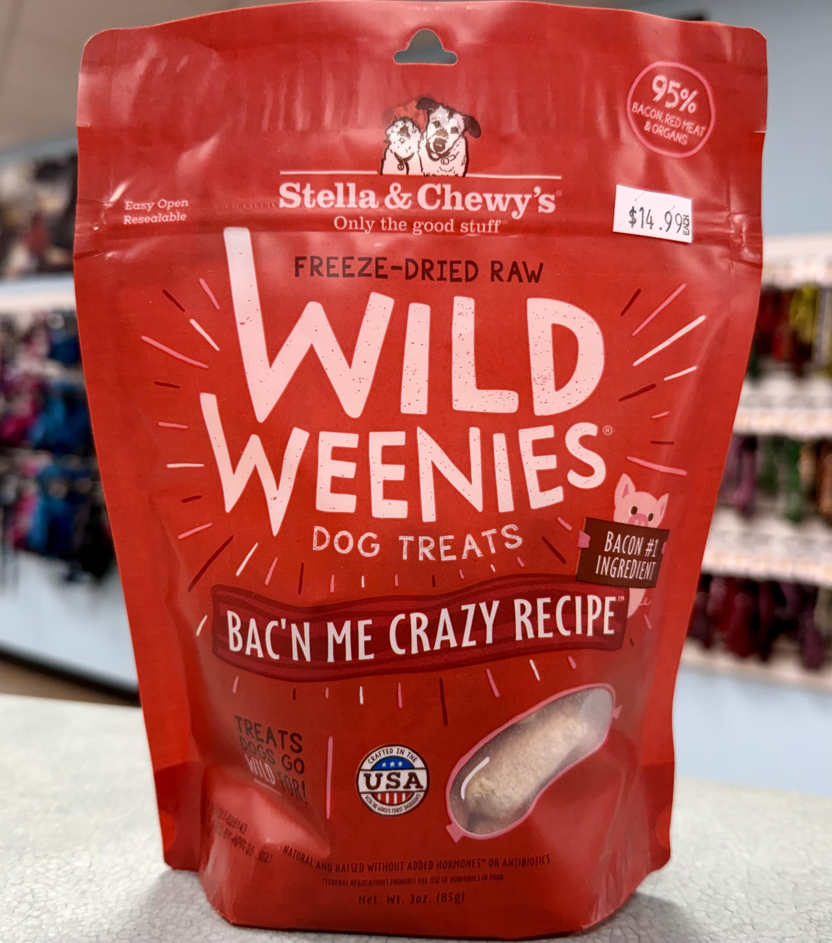 Stella & Chewy's Wild Weenies Freeze-Dried Raw Dog Treats